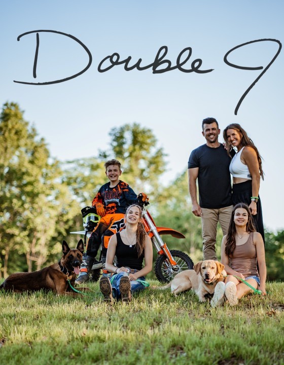 The entire Double J family posing for a picture
